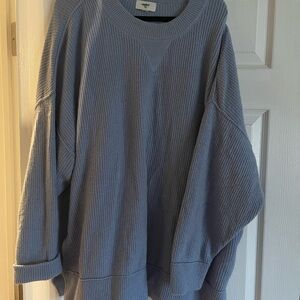 Aerie Blue Crew Neck Sweater